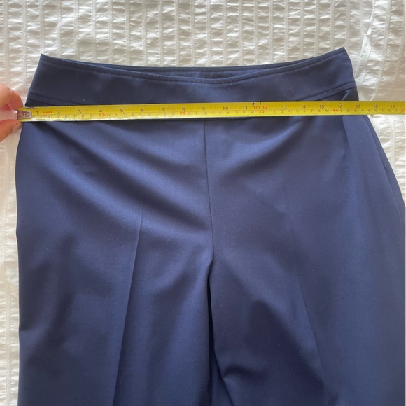 Italian Wool wide navy pants - Large - Picture 2 of 6